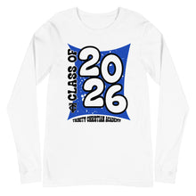 Load image into Gallery viewer, Class of 2026 Unisex Long Sleeve Tee